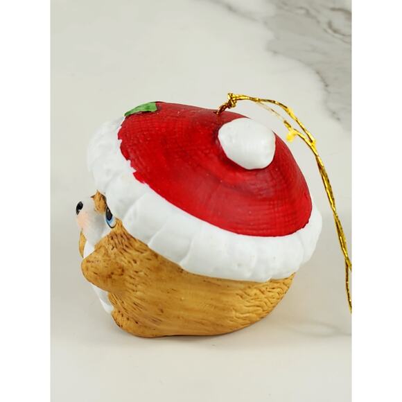 Jasco Christmas Bell Chimer Ornament 2 1/2" Little Something 70s Santa Hat Vtg - Picture 4 of 14